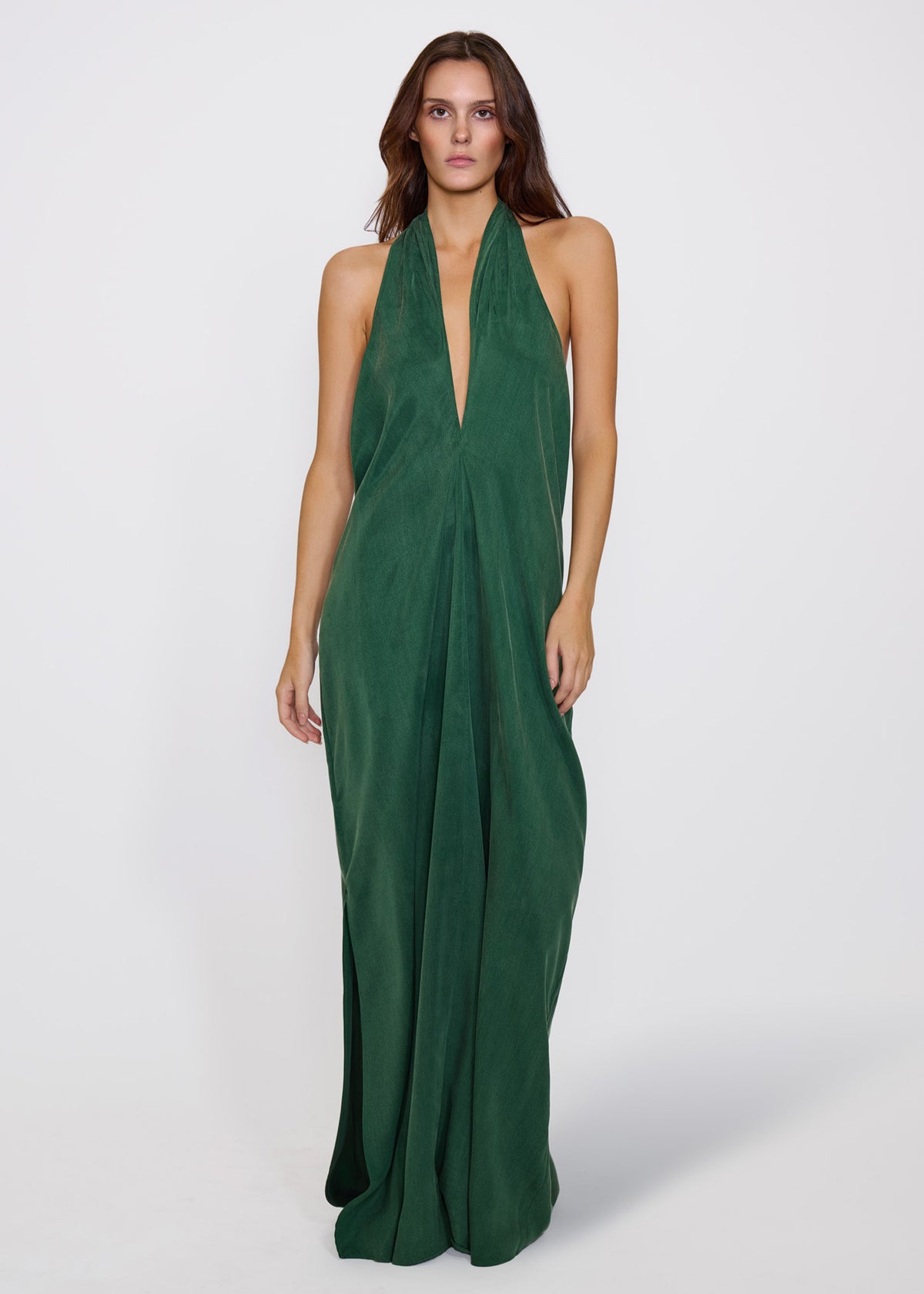 Emerald Eden Column Dress