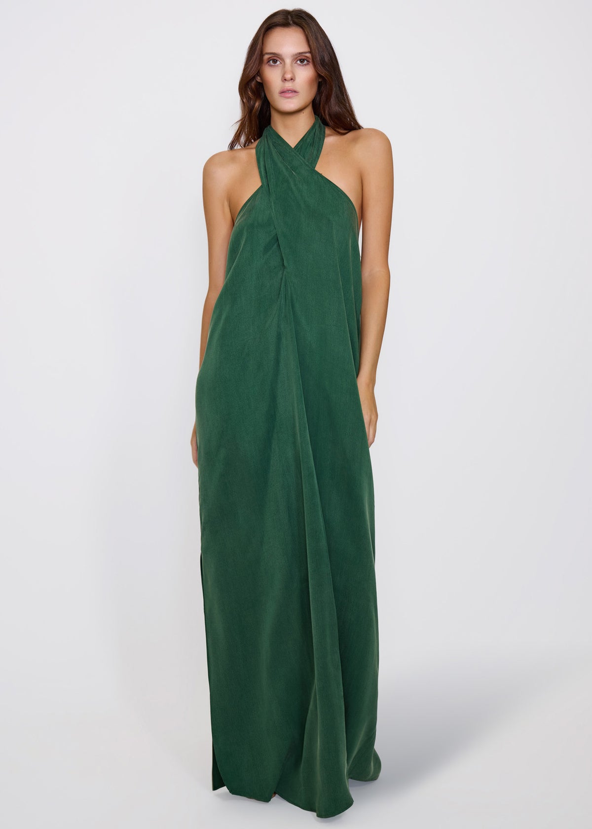Emerald Eden Column Dress