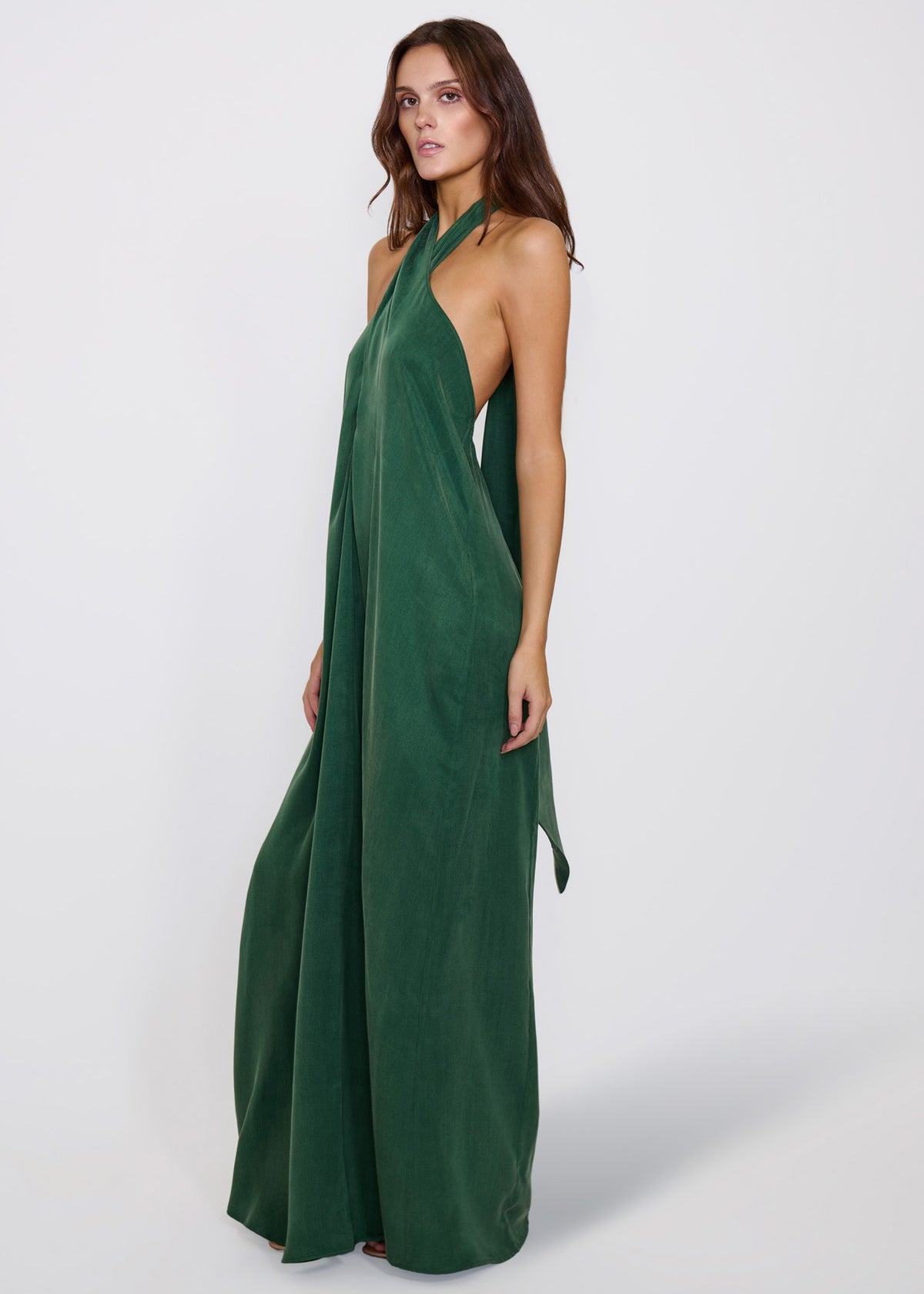 Emerald Eden Column Dress
