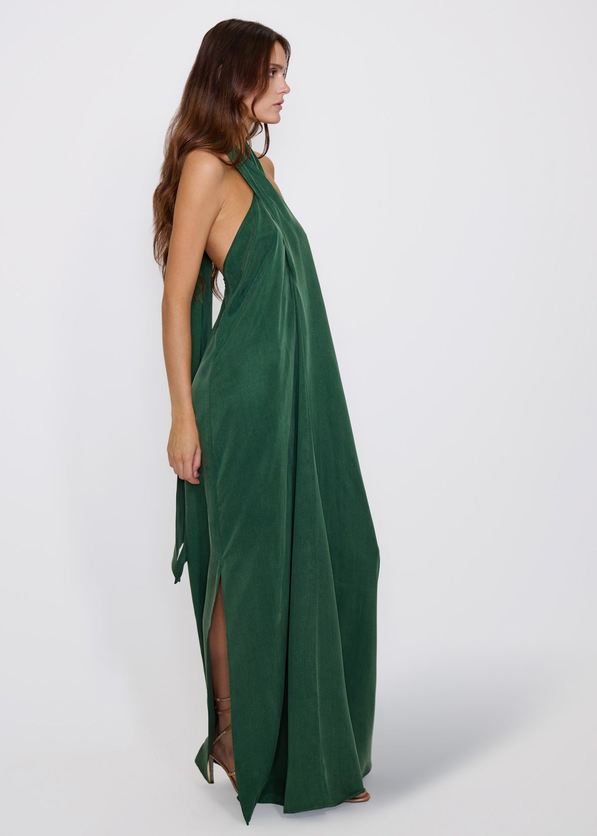 Emerald Eden Column Dress