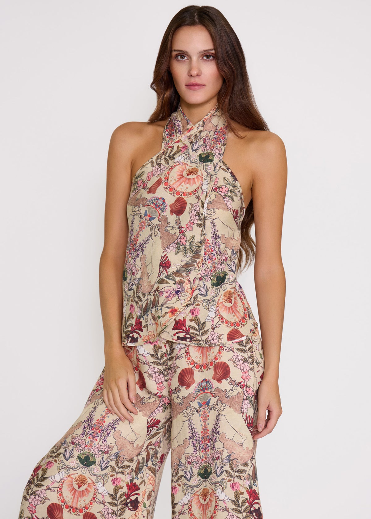 Prince Eden Cross Halter Top