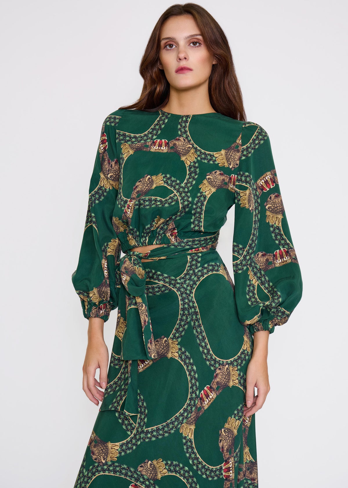 Lenny Eden Maia Wrap Top