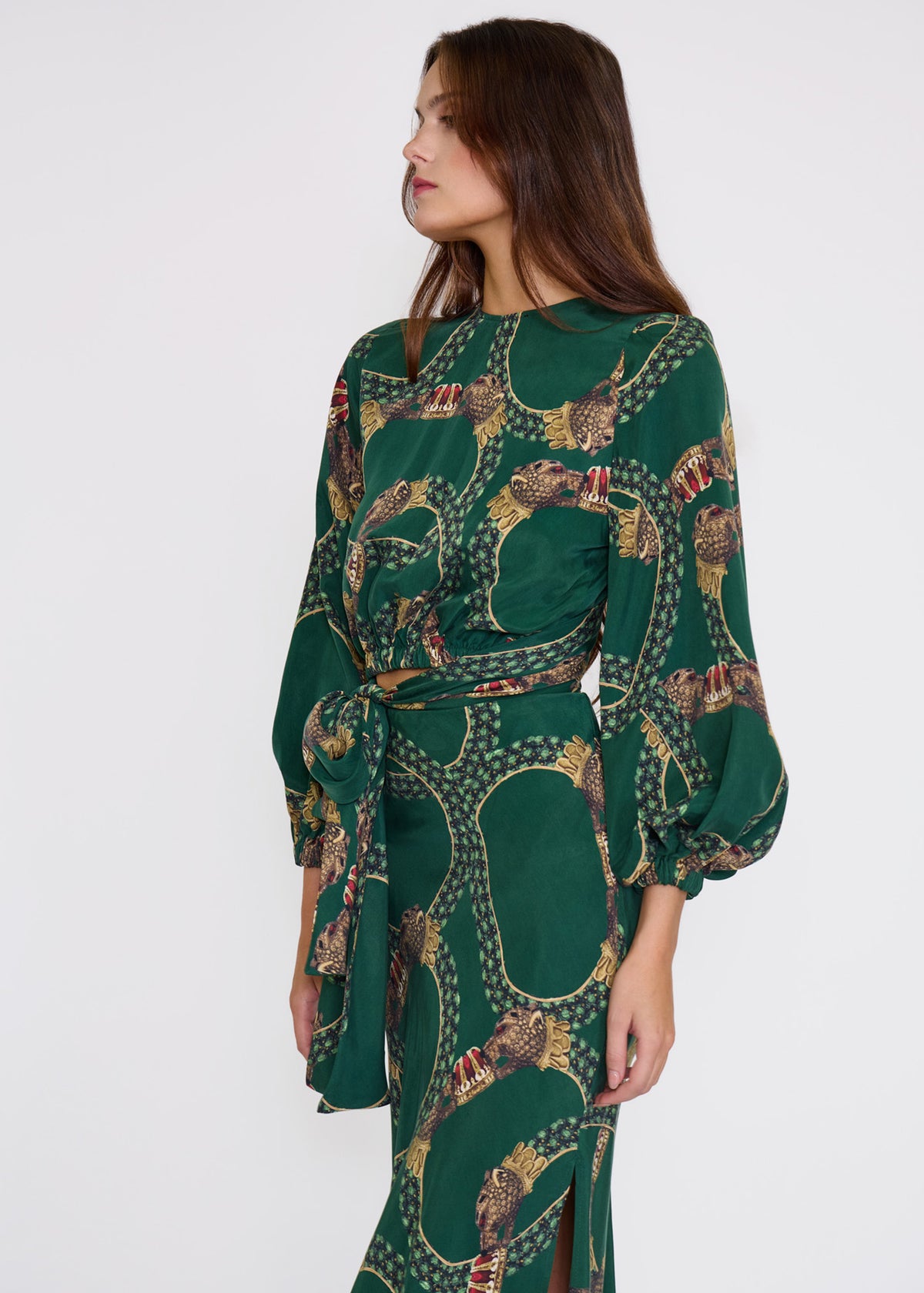 Lenny Eden Maia Wrap Top