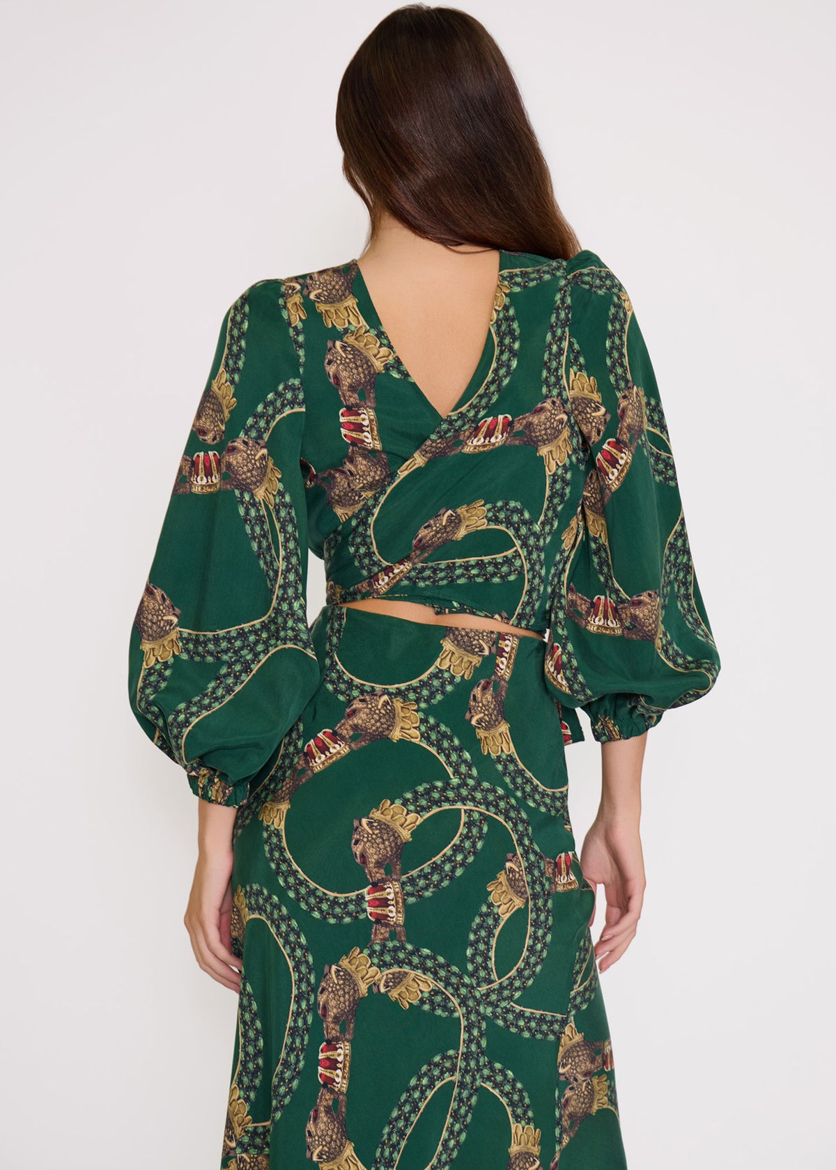 Lenny Eden Maia Wrap Top