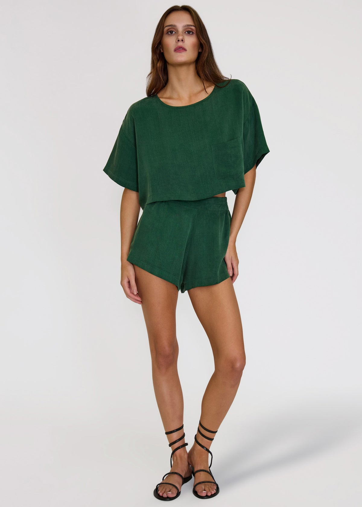 Emerald Eden Teddy Shorts