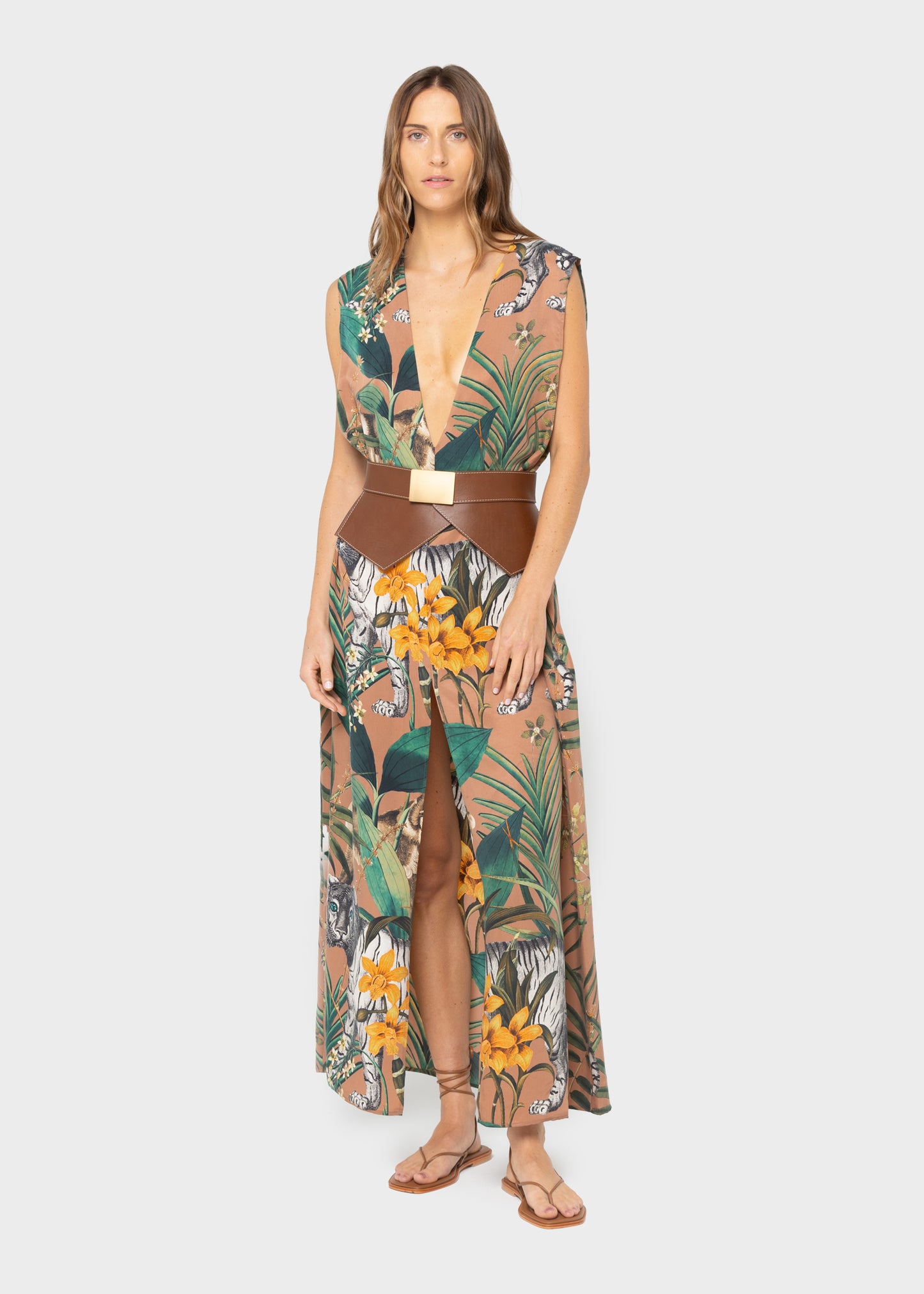 Serengeti Slit Dress-niLuu