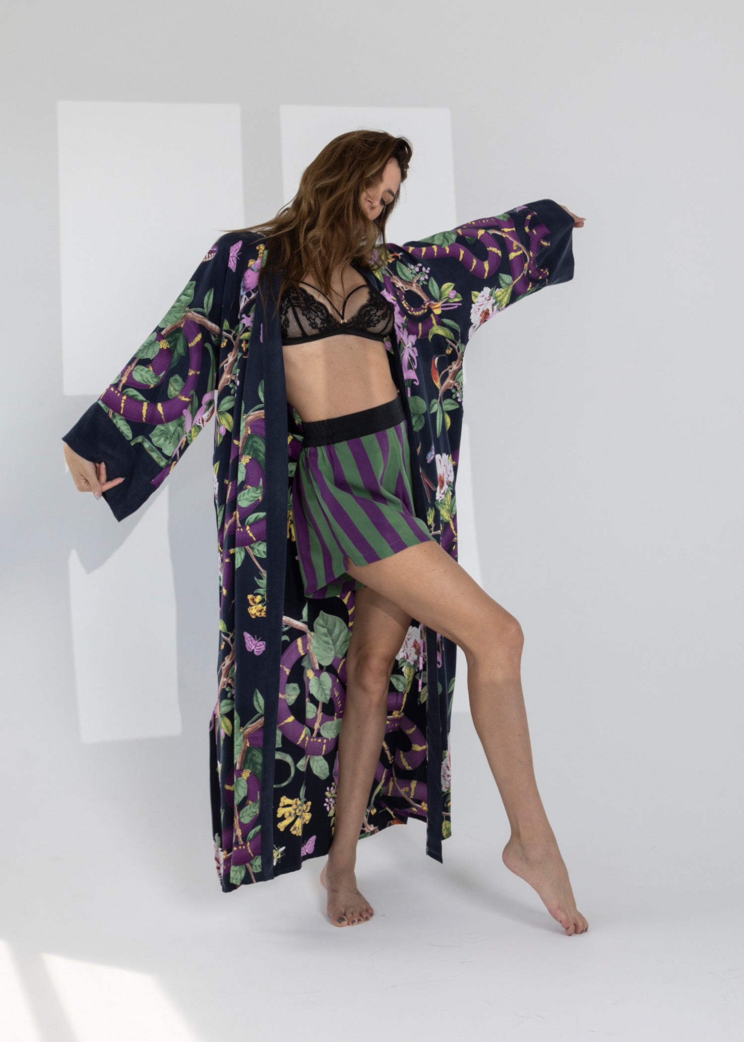 Jagger Women Kimono Robe-niLuu