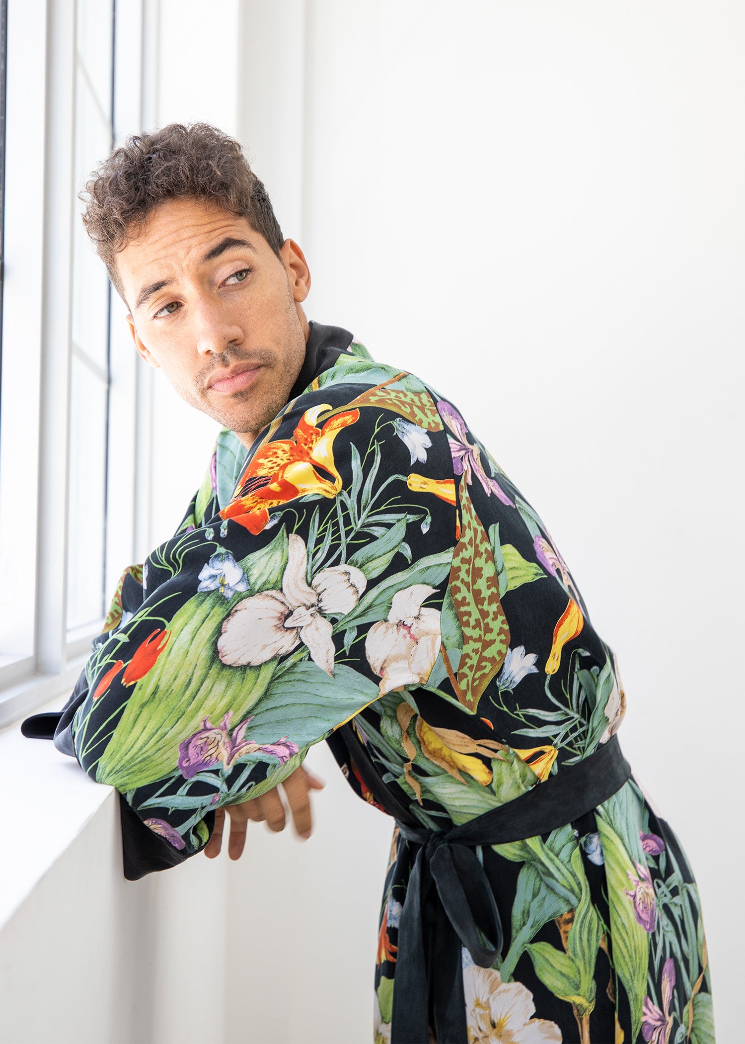 Monroe Men's Kimono Robe Monroe Men's Kimono Robe